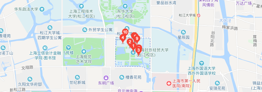 上海对外经贸大学学校地址图片