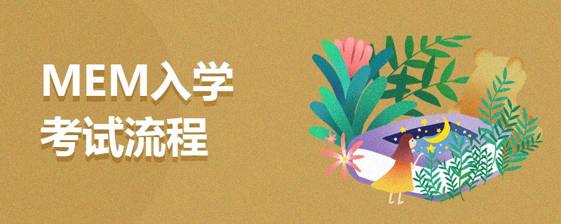MEM入学考试流程