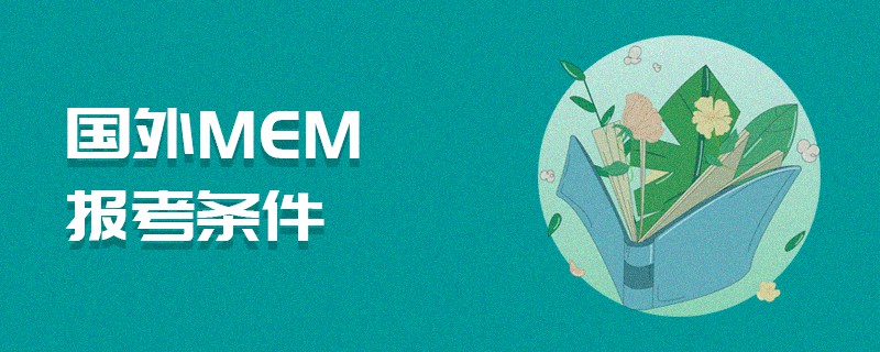 国外MEM报考条件