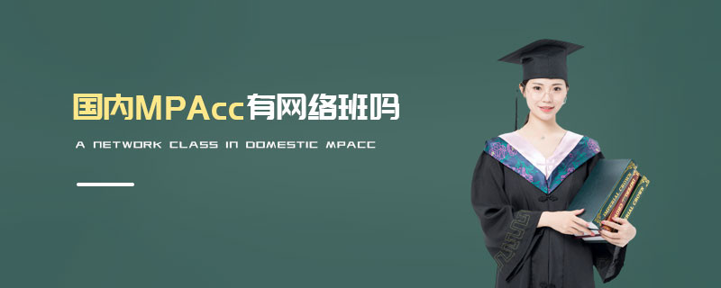 国内MPAcc有网络班吗