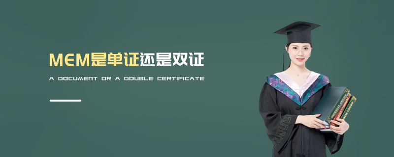 MEM是单证还是双证