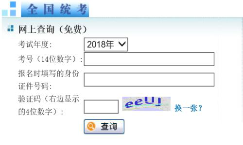同等学力申硕成绩查询入口