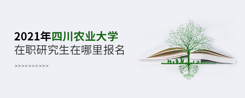 2021年四川农业大学在职研究生在哪里报名