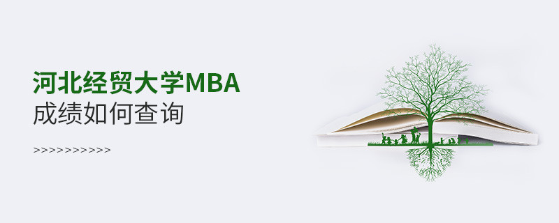 河北经贸大学MBA成绩查询流程！