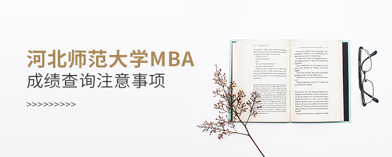 河北师范大学MBA成绩查询注意事项
