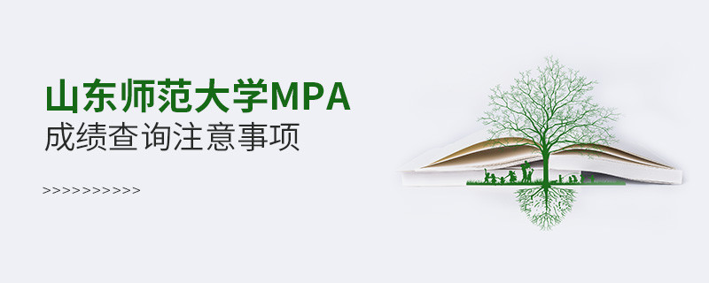 山东师范大学公共管理硕士（MPA）成绩查询注意事项