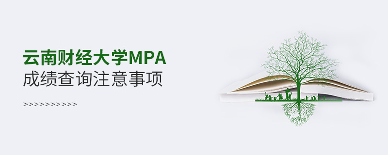 云南财经大学MPA成绩查询注意事项