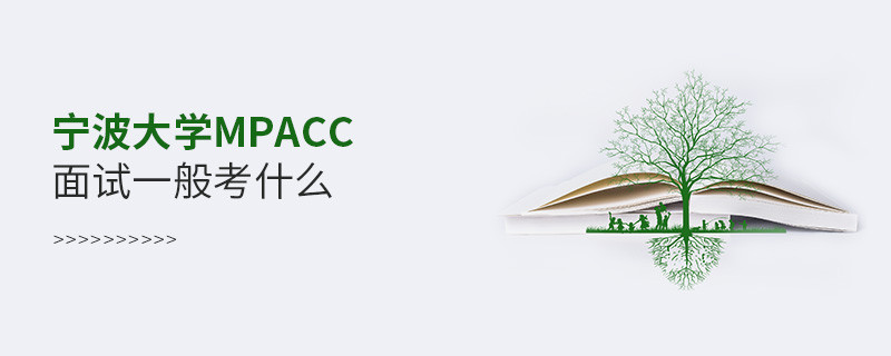 宁波大学MPAcc面试一般考什么？