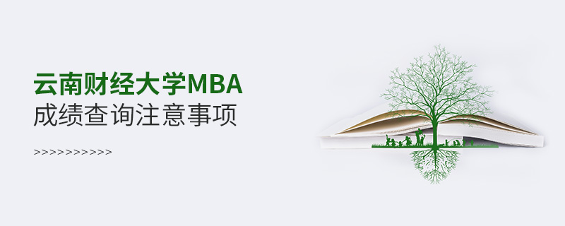 云南财经大学MBA成绩查询注意事项