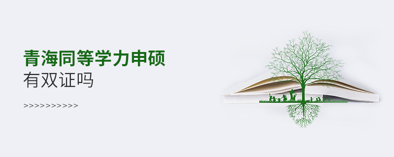 报考青海同等学力申硕有双证吗？