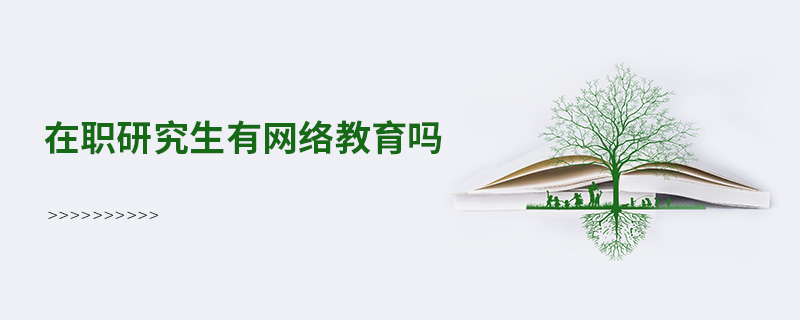 在职研究生有网络教育吗