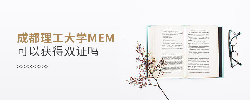 攻读成都理工大学MEM能够获得双证吗？
