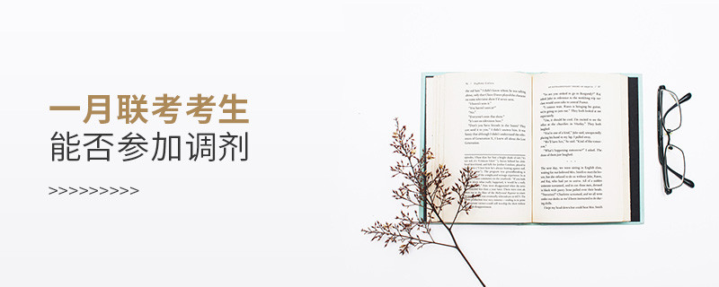 一月联考考生能否参加调剂