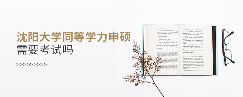 沈阳大学同等学力申硕需要考试吗