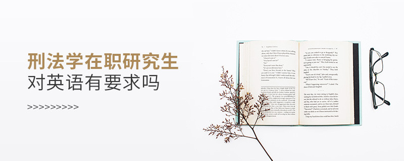 刑法学在职研究生对英语水平有要求吗？