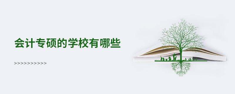 会计专硕的学校有哪些