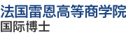 法国雷恩高等商学院国际博士