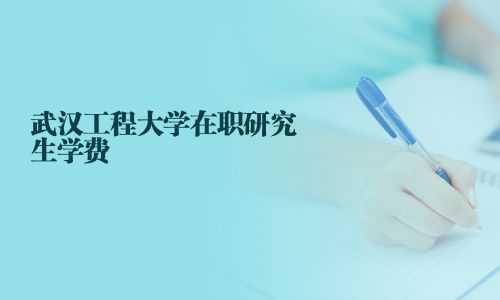 武汉工程大学在职研究生学费