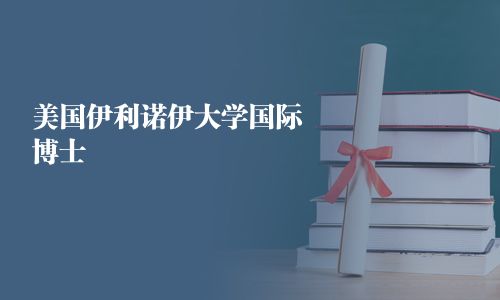 美国伊利诺伊大学国际博士