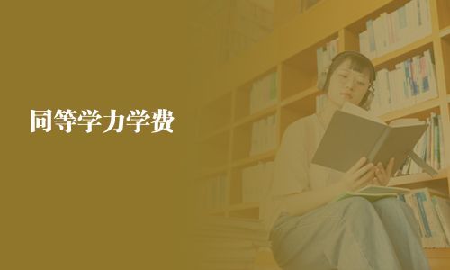 同等学力学费