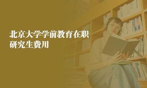 北京大学学前教育在职研究生费用
