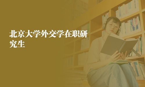 北京大学外交学在职研究生