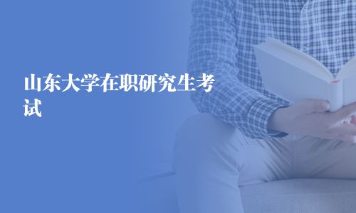 山东大学在职研究生考试