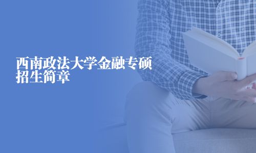 西南政法大学金融专硕招生简章