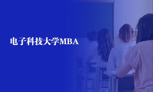 电子科技大学MBA