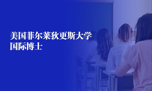 美国菲尔莱狄更斯大学国际博士