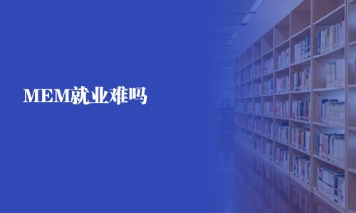 MEM就业难吗