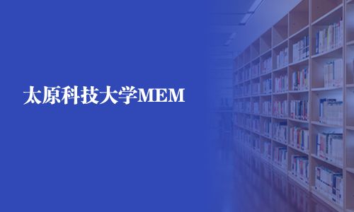 太原科技大学MEM