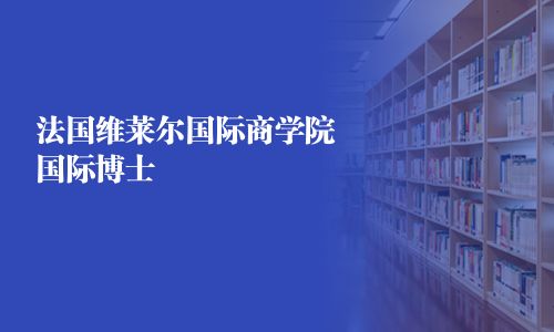 法国维莱尔国际商学院国际博士