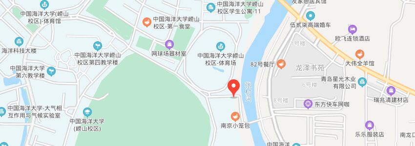 中国海洋大学学校地图