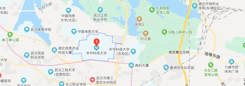 华中科技大学学校地图