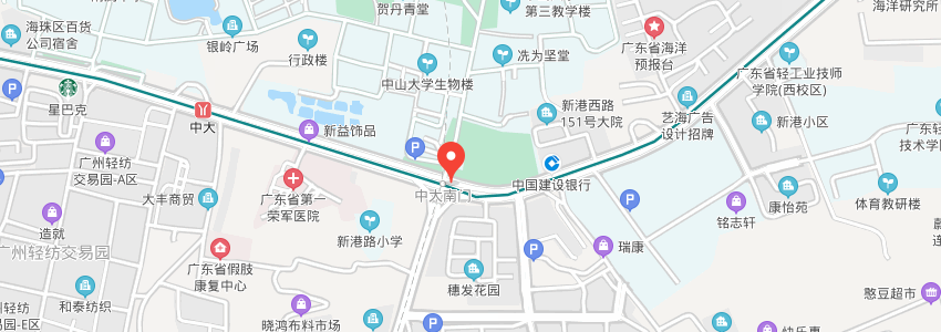 中山大学学校地图