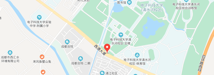 电子科技大学学校地图