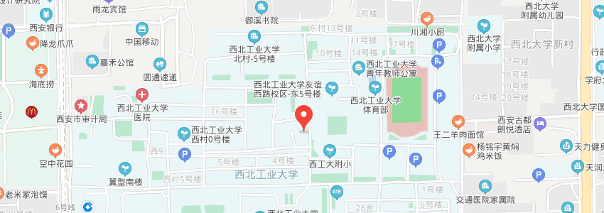 西北工业大学学校地图