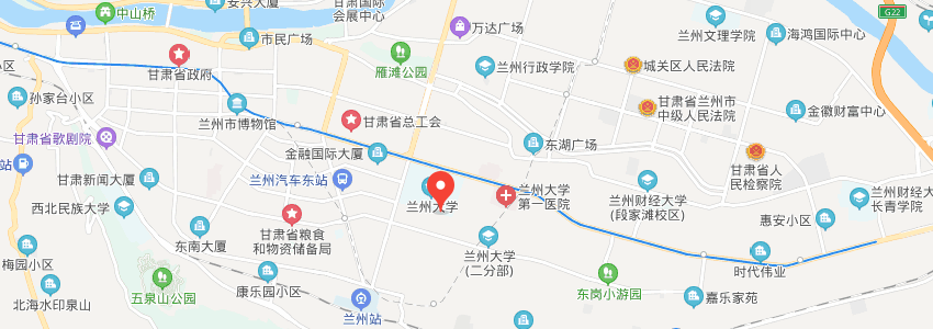 兰州大学学校地图