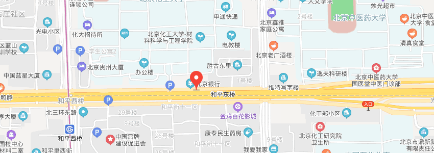 北京化工大学学校地图