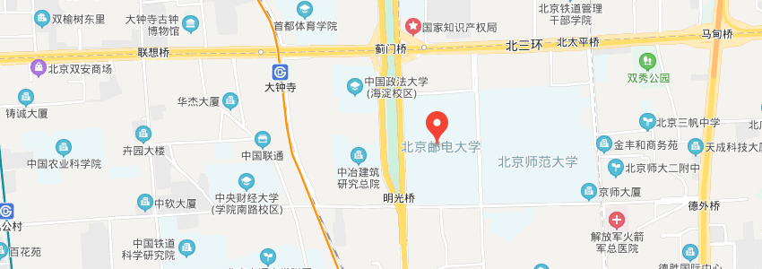 北京邮电大学学校地图