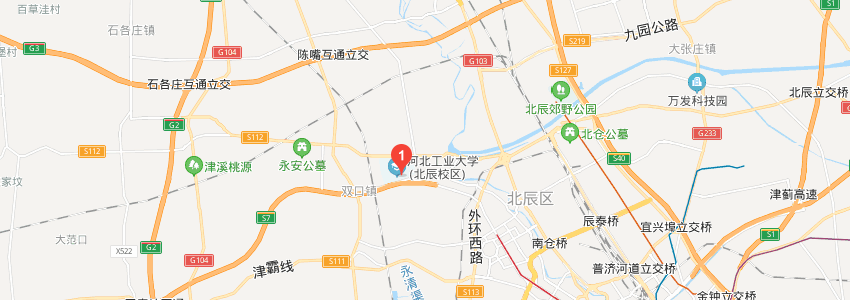 河北工业大学学校地图