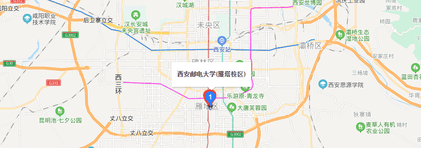 西安邮电大学学校地图