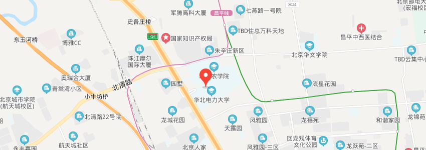华北电力大学学校地图