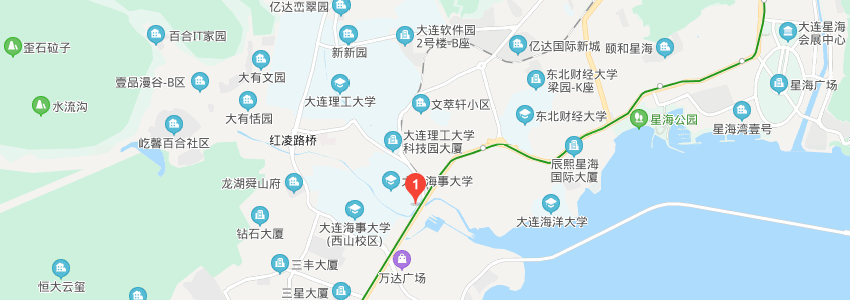 大连海事大学学校地图