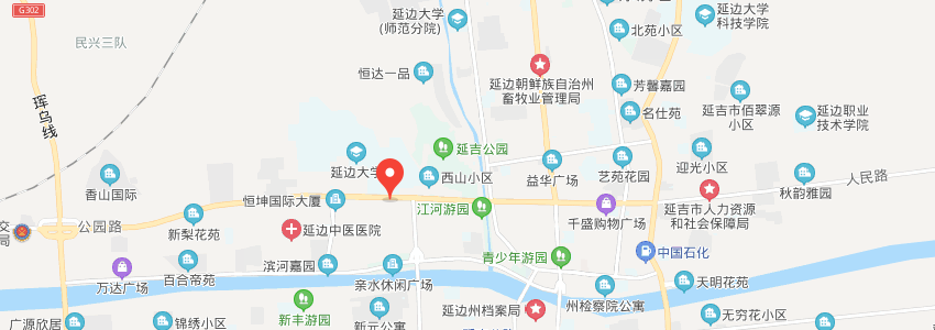 延边大学学校地图