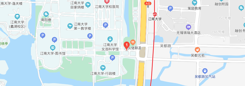 江南大学学校地图
