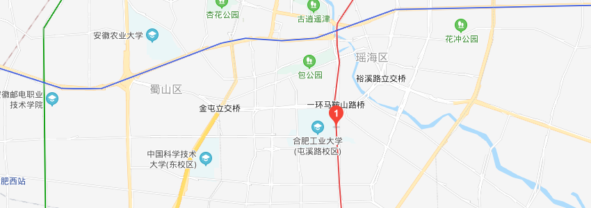 合肥工业大学学校地图