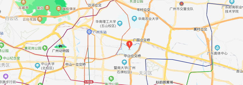 华南师范大学学校地图