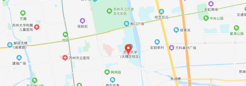 苏州大学学校地图